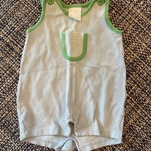 Bella Bliss blue overall 3 mo